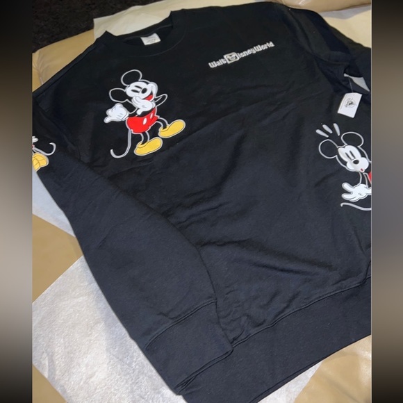 UNISEX Disney Mickey Mouse Fleece Sweatshirt - Picture 4 of 9